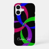 Multi Colour Geometric Interchange iPhone 16 Case