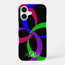 Multi Colour Geometric Interchange iPhone 16 Case