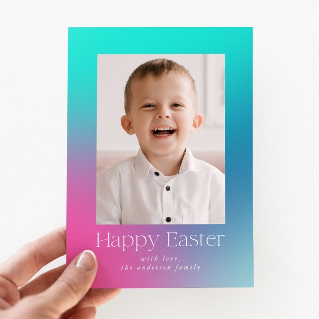 Multi-Colour Gradient Easter Photo Holiday (Creator Uploaded)