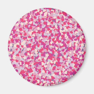 multi Colour Heart Confetti2 Magnet