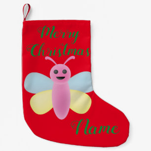 Multi-colour Kawaii Bee Thunder_Cove Small Christmas Stocking