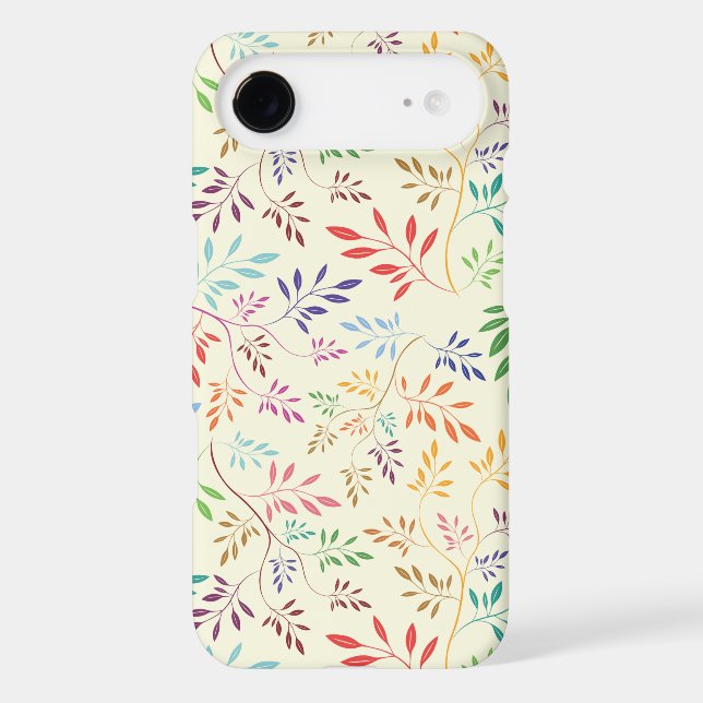 Multi-colour Leaf Pattern Phone Case (Back)