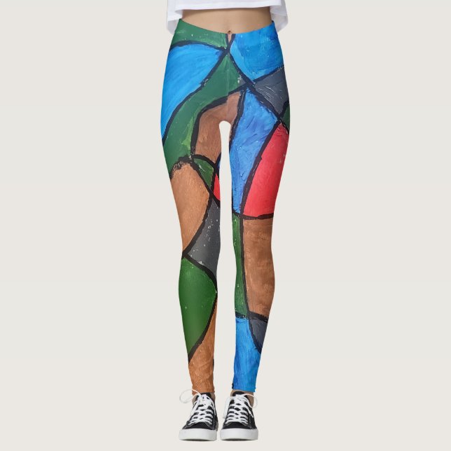 Multi Colour Leggings (Front)