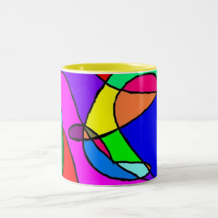 multi colour mug