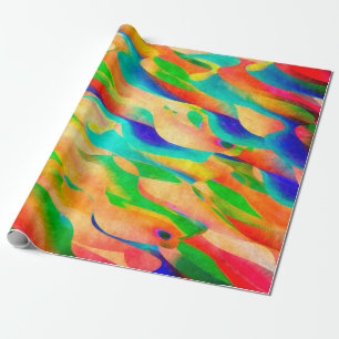 multi colour paint art abstract wallpaper backgrou wrapping paper