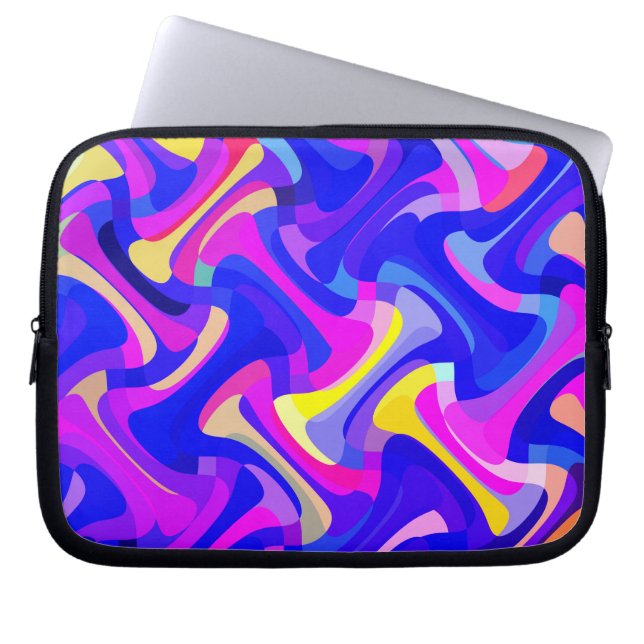 Multi-Colour Pattern Laptop Sleeve (Front)