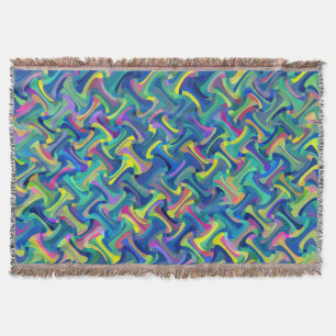 Multi-Colour Pattern Throw Blanket