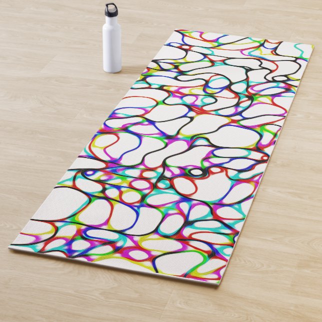 Multi-Colour Pattern  Yoga Mat (In Situ)