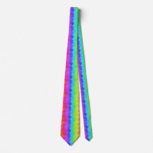 Multi-colour Rainbow Stripe Men's Tie