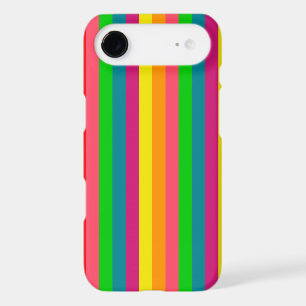 Multi Colour Rainbow Vertical Stripes Pattern