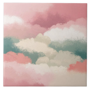 Multi colour shade cloud big tile