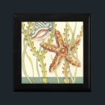 Multi-Colour Shell Party Gift Box<br><div class="desc">Charikilia Zarris is a talented artist know for her ocean artwork. Her images are peaceful and calm relaxing you with every picture. Get this nautical piece of artwork with a starfish and a Conch shell being the centre of it all, bordered with beautiful kelp. This image will look great on...</div>