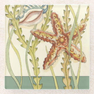 Multi-Colour Shell Party Glass Coaster