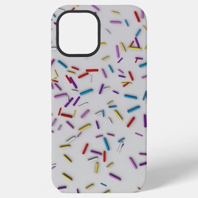Multi Colour Sprinkles iPhone Case (Back)