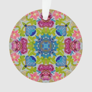 Multi Colour Stained Glass Acrylic Ornament