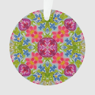 Multi Colour Stained Glass Acrylic Ornament