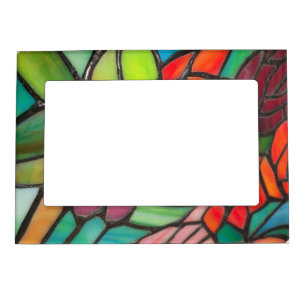 Multi-Colour Stained Glass Magnetic Frame
