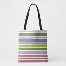 Multi-Colour Stripe Tote