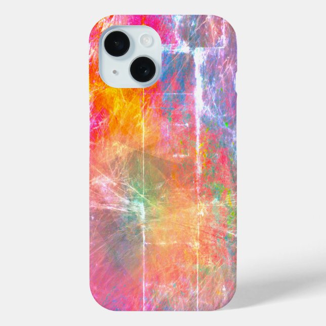 Multi Coloured Abstract Case-Mate iPhone Case (Back)
