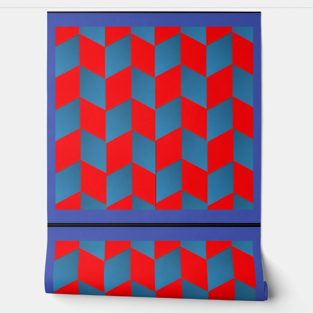  Multi-Coloured Abstract Peel and Stick Wallpaper (Unrolling)