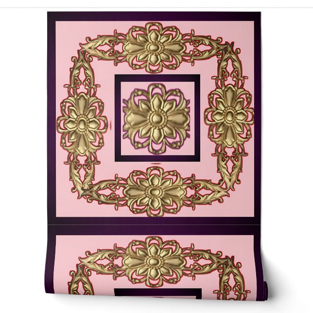  Multi-Coloured Abstract Peel and Stick Wallpaper (Unrolling)