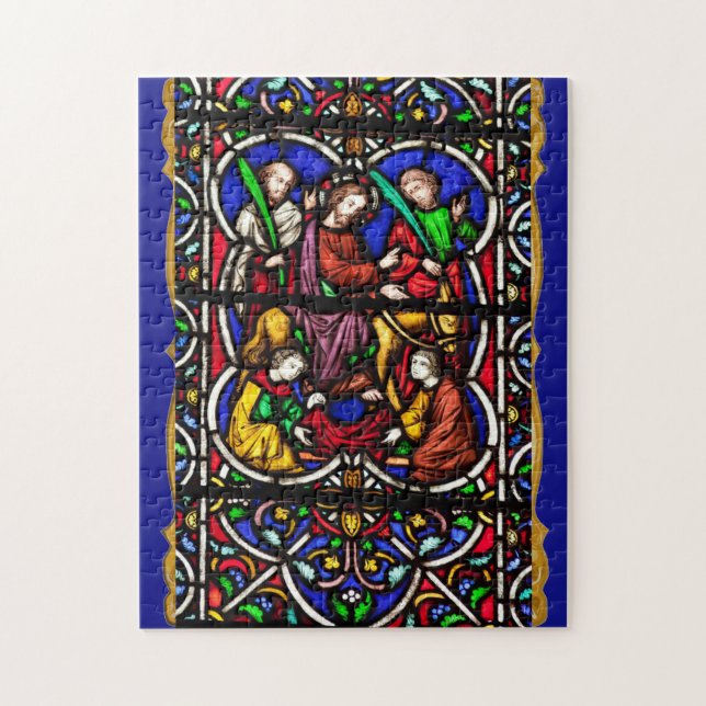 Multi Coloured Bible Scene Jigsaw Puzzle (Vertical)