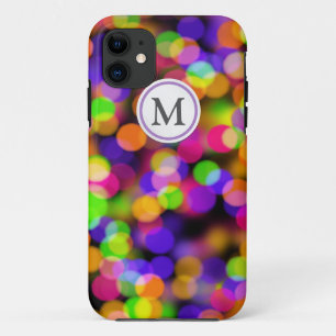 Multi-Coloured Bokeh iPhone 11 Case