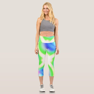 Multi Coloured  Capri Leggings