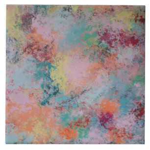 Multi-coloured Ceramic Tile