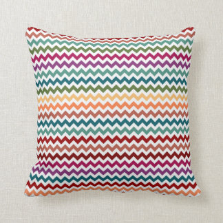 Multi-Coloured Chevrons | Customisable Pillow