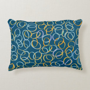 Multi Coloured Cool Abstract Pattern Outdoor Pillo Decorative Cushion