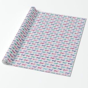 Multi-coloured Dachshund Pattern Wrapping Paper