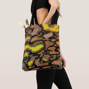 Multi Coloured Dinosaur Bone Tote Bag