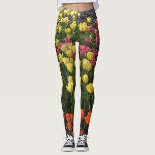 Multi-Coloured Floral Leggings