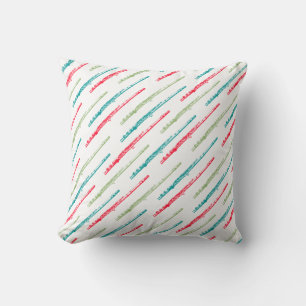 Multi Coloured Flutes Cushion