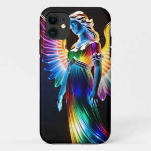 Multi-coloured glass Angel Case-Mate iPhone Case