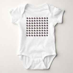 Multi Coloured Guinea Pigs,   Baby Bodysuit
