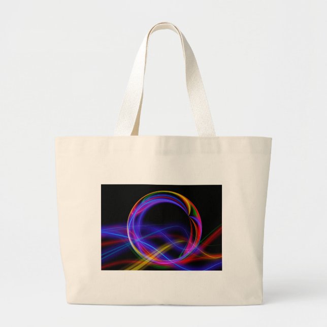 Multi coloured jumbo tote. large tote bag (Front)