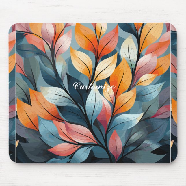 Multi-coloured Leaves  Thunder_Cove  Mouse Pad (Front)
