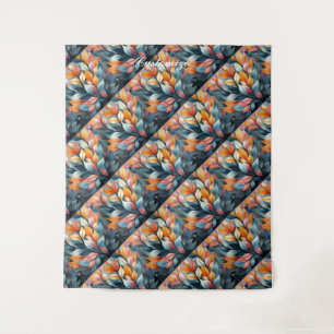 Multi-coloured Leaves Thunder_Cove Tapestry