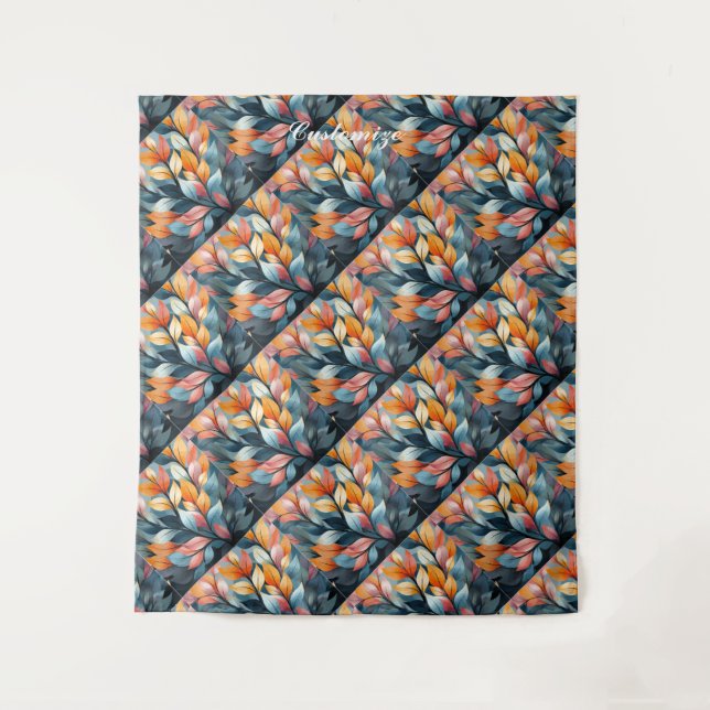 Multi-coloured Leaves  Thunder_Cove  Tapestry (Front)