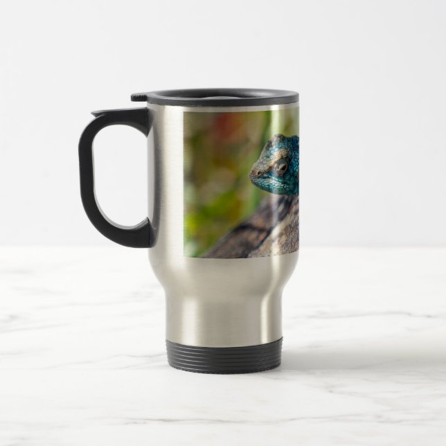 Multi-Coloured Lizard Mug (Left)