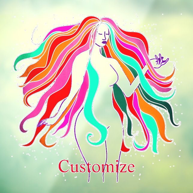 Multi-coloured long-haired goddess Thunder_Cove (Sheet 3)