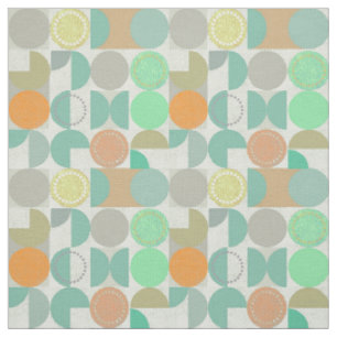Multi-coloured modern geometric pattern. fabric