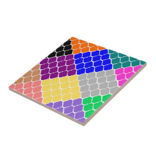 Multi Coloured Moroccan Style Tile