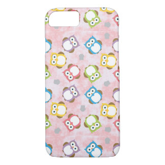 Multi Coloured Owl Pattern. Case-Mate iPhone Case