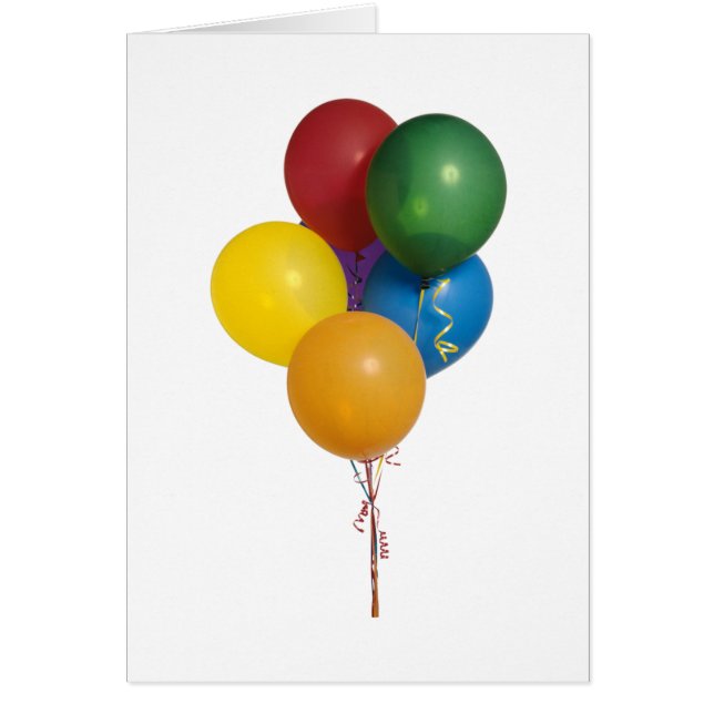 Multi Coloured Party Balloons (Front)