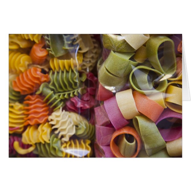 Multi coloured pasta, Torri del Benaco, Verona (Front Horizontal)
