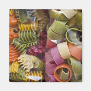 Multi coloured pasta, Torri del Benaco, Verona Magnet