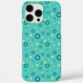 Multi Coloured Pattern Circles Green Custom iPhone 16 Pro Max Case